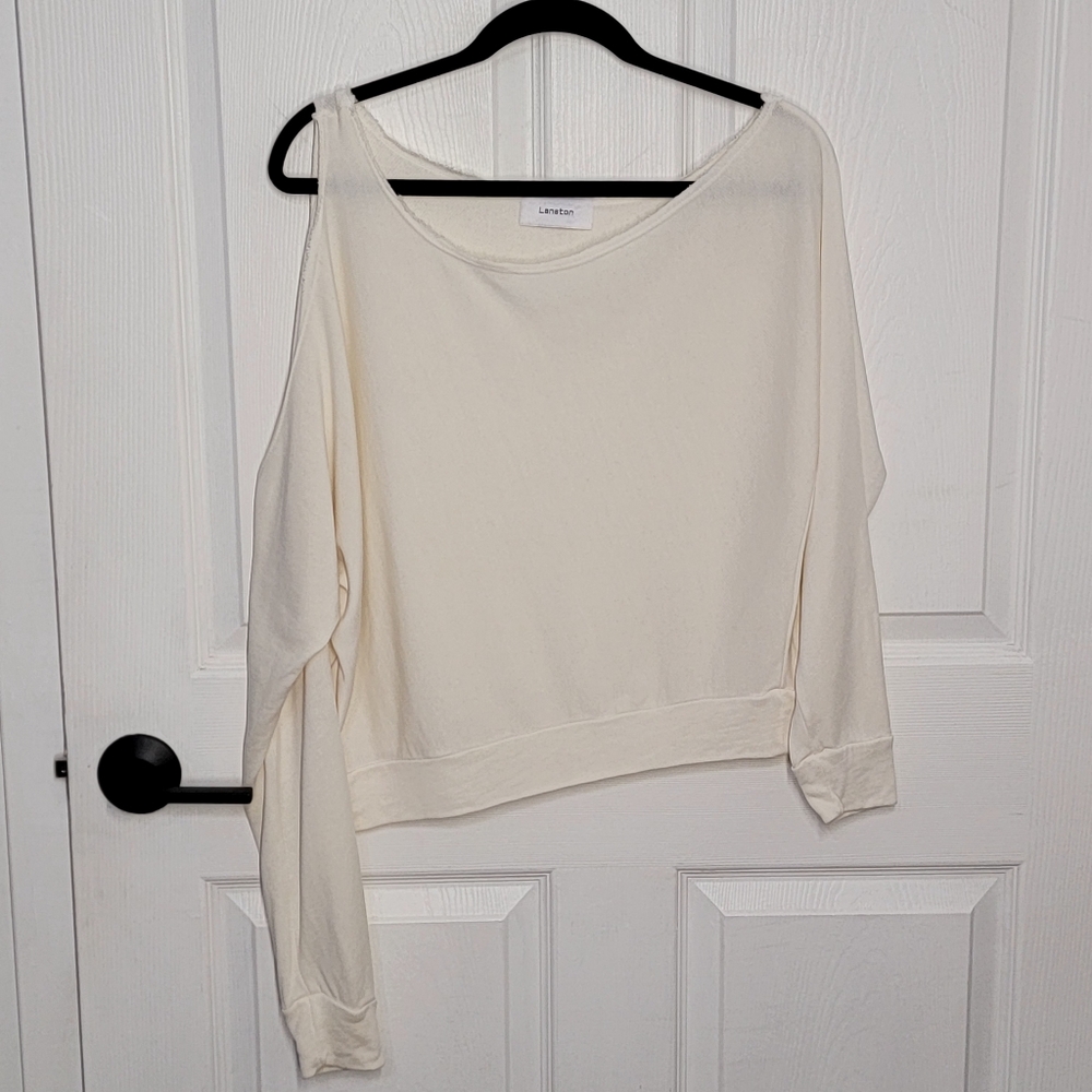 Revolve Lanston One Shoulder Pullover Sweater - image 2